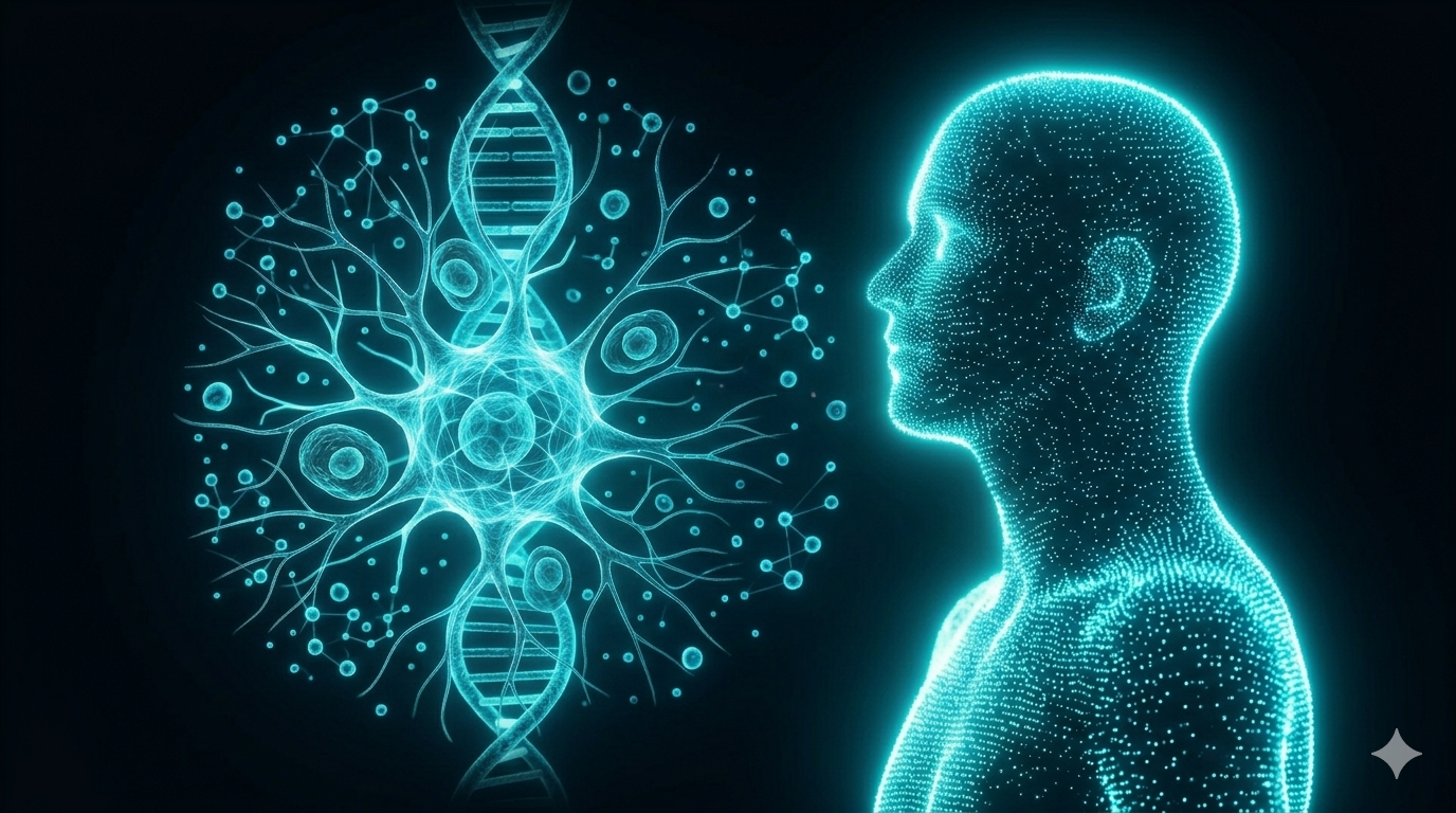 Optimización del metabolismo celular mediante **péptidos y suplementos** para biohacking y longevidad.