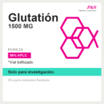 Glutatión 1500mg vial liofilizado, etiqueta PYS